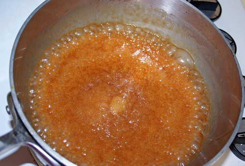 butterscotch in pan