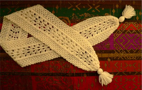 Feather And Fan Scarf Pattern - Catalog of Patterns