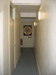 New Centre corridor and mandala painting