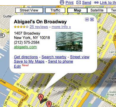 Predeterminado de Street View en Google Maps
