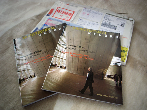 My picture is on front cover : Architectural Record