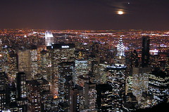 Nighttime in New York