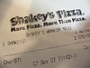 Shakey Pizza Receipt