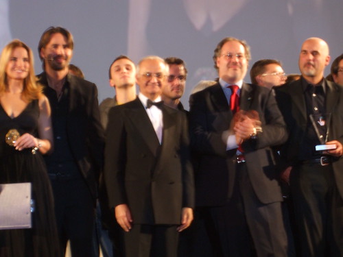 La premizaione dellInternet Key Award insieme allamico Roberto Albano