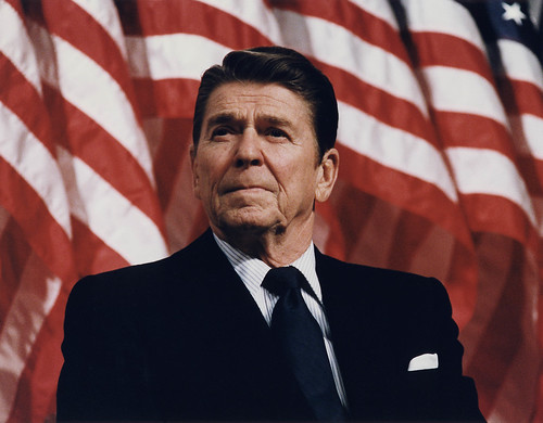 Former president Ronald Reagan