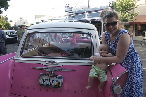 We sought out the pinkest Pink is for Girls car and posed Amelia May beside it. If shes got a fraction of her fathers genes, shell eventually want something like this Studebaker.