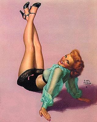 Pin up legs up 4