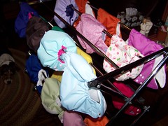Cloth Diapers Drying
