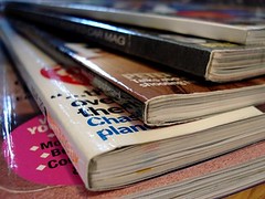image showing a stack of magazines