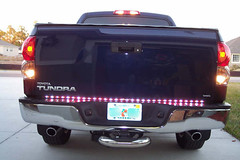 Toyota Tundra rear LED light bar.