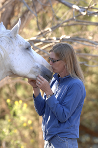 Jen Reid of Horse Haven and Incitato the horse
