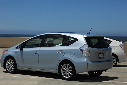 Toyota's new Prius V Hybrid car