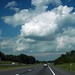 clouds over the highway