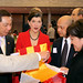 Ms. Luci Baines Johnson received the South Vietnam flag from the  Vietnamese American Heritage Foundation (VAHF) January 31, 2008 (More story inside)