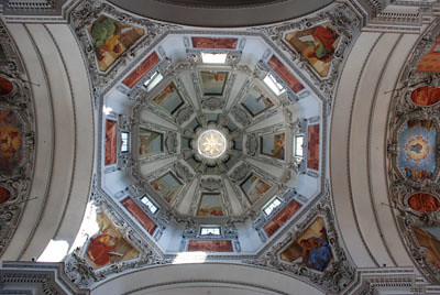 Decorated Ceiling - Salzburg Cathedral (Dom)