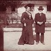 Esther und Moses Hersch Erdheim  um die Jahrhundertwende, Urgroßeltern (около 1900, прабабушка и прадедушка)