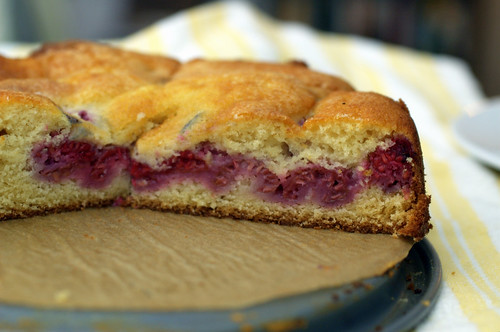raspberry buttermilk cake