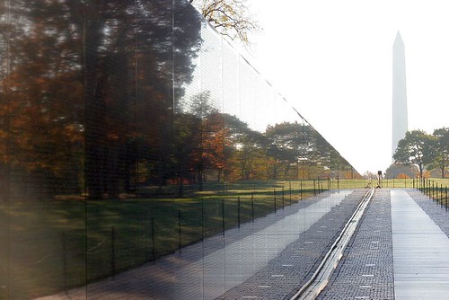 Morning at the Vietnam Wall