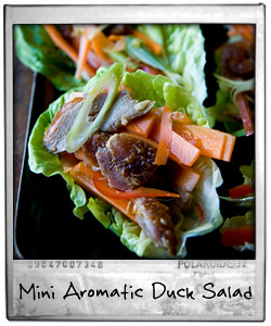 Mini Aromatic Duck Salads