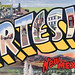Greetings from Artesia, New Mexico - Large Letter Postcard