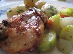 Chicken, Potatoes and Vegetables