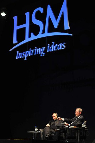 Walter Longo e Jimmy Wales na HSM