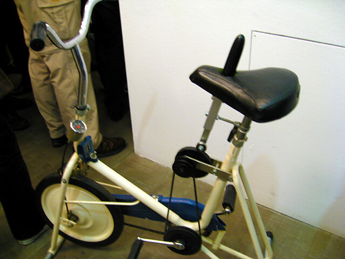 Dildo On Exercise Bike