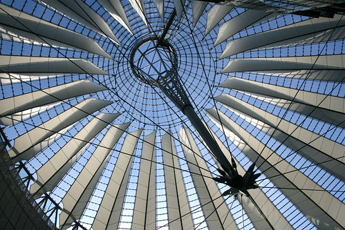 Sony Centre roof, Potzdammer Platz, Berlin