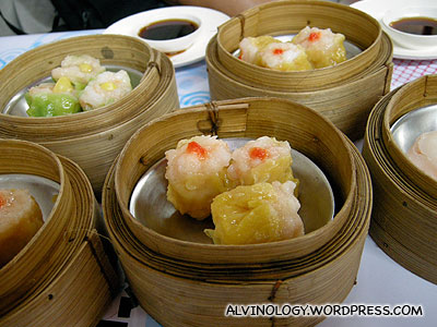 The stall is famous for its siew mai