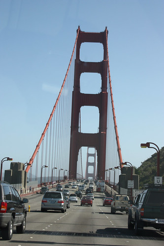 On the Golden Gate Bridge