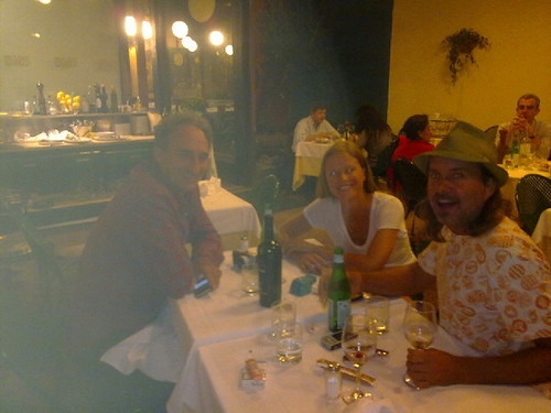 dinner at Trattoria Bagutta Milan with Sean Cunningham and Sonny Vandevelde