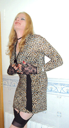 12. Feeling sexy in a leopard minidress