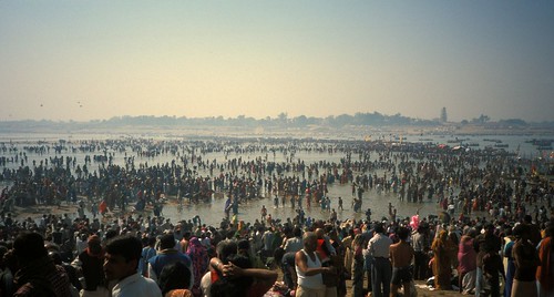 Kumbha Mela en Allahabad. Foto CC en Flickr, por 'Sabamonin'