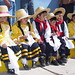Children in Traditional Dress in Central Plaza - Chivay - Peru