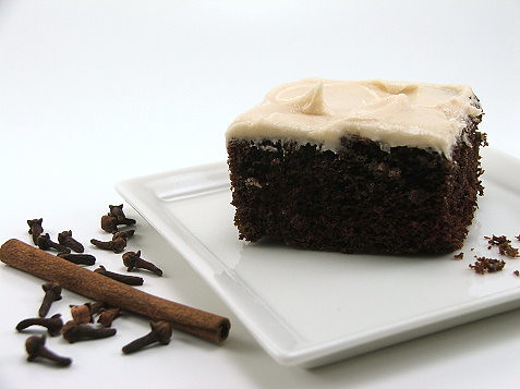 Chocolate Spice Cake with Brown Butter Frosting