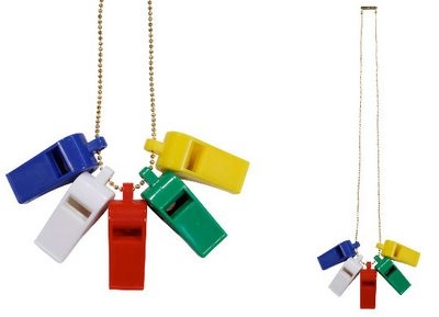 DIY: The Multi-colored Whistle Necklace