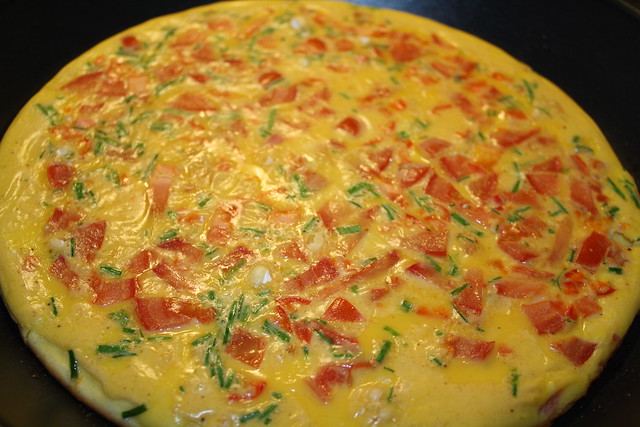 Hot omelette