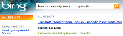 Bing Translator Answer