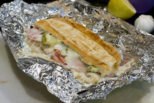 hot pressed cuban sandwich