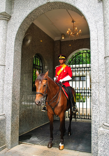 Warden at royal palace