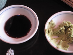 Soy sauce and Wasabi