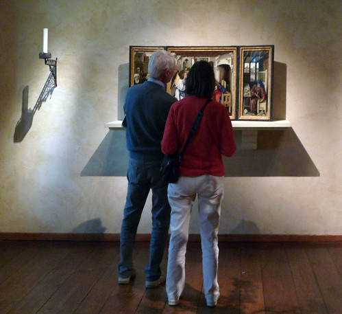 Merode Altarpiece with Viewers