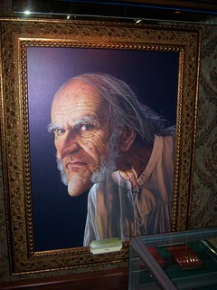 Old Ebenezer Scrooge at Disney's A Christmas Carol Train Tour, From ImagesAttr