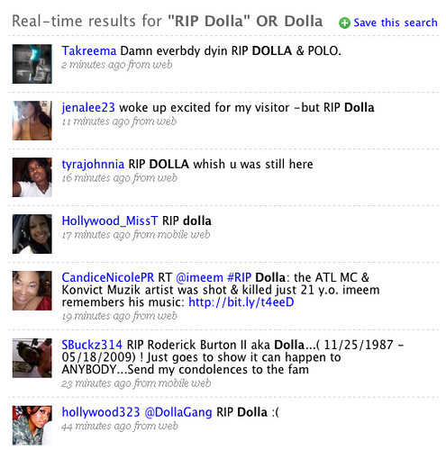 RIP Dolla (on Twitter) closeup