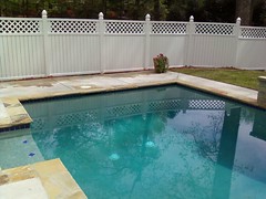 Lattice pool enclosure