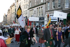 Clan Mar and Clan Marjoribanks at The Clan Parade