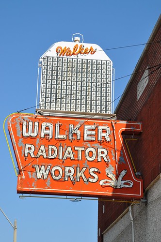 Walker Radiator Works Sign Memphis TN