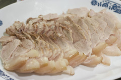 Poached Pork Shoulder, sliced