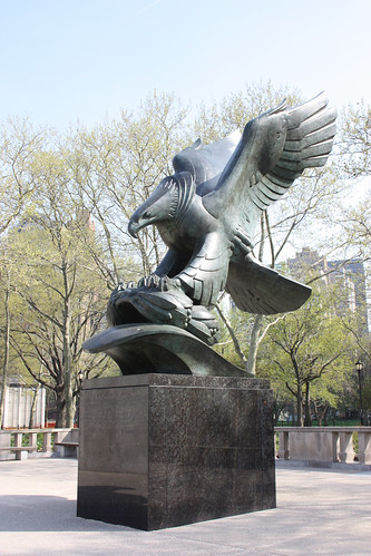 Battery Park Monument Eagle