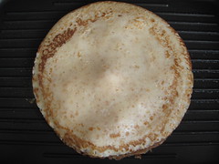 Place second pancake